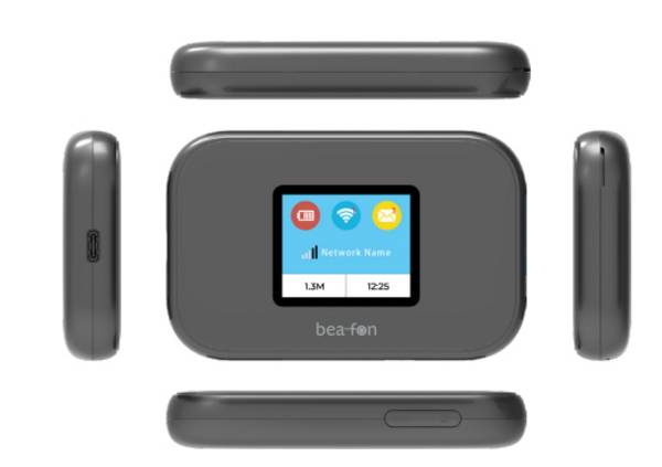 Bea-fon MR3- schwarz 4G Router - Router - WLAN
