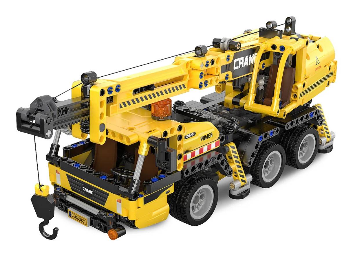 Jamara CaDA Mobilkran Bricks, Krangerät, 8 Jahr(e), Schwarz, Gelb-1