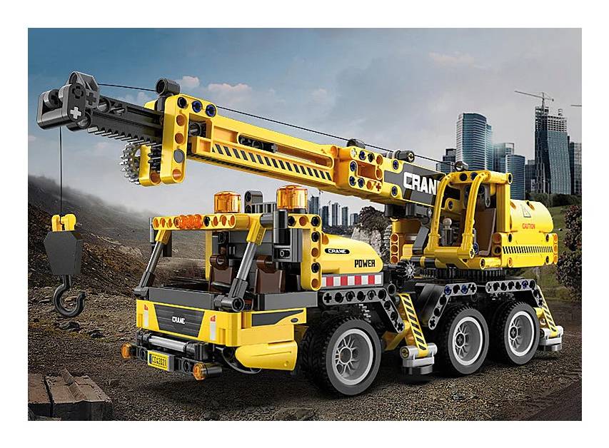 Jamara CaDA Mobilkran Bricks, Krangerät, 8 Jahr(e), Schwarz, Gelb-3