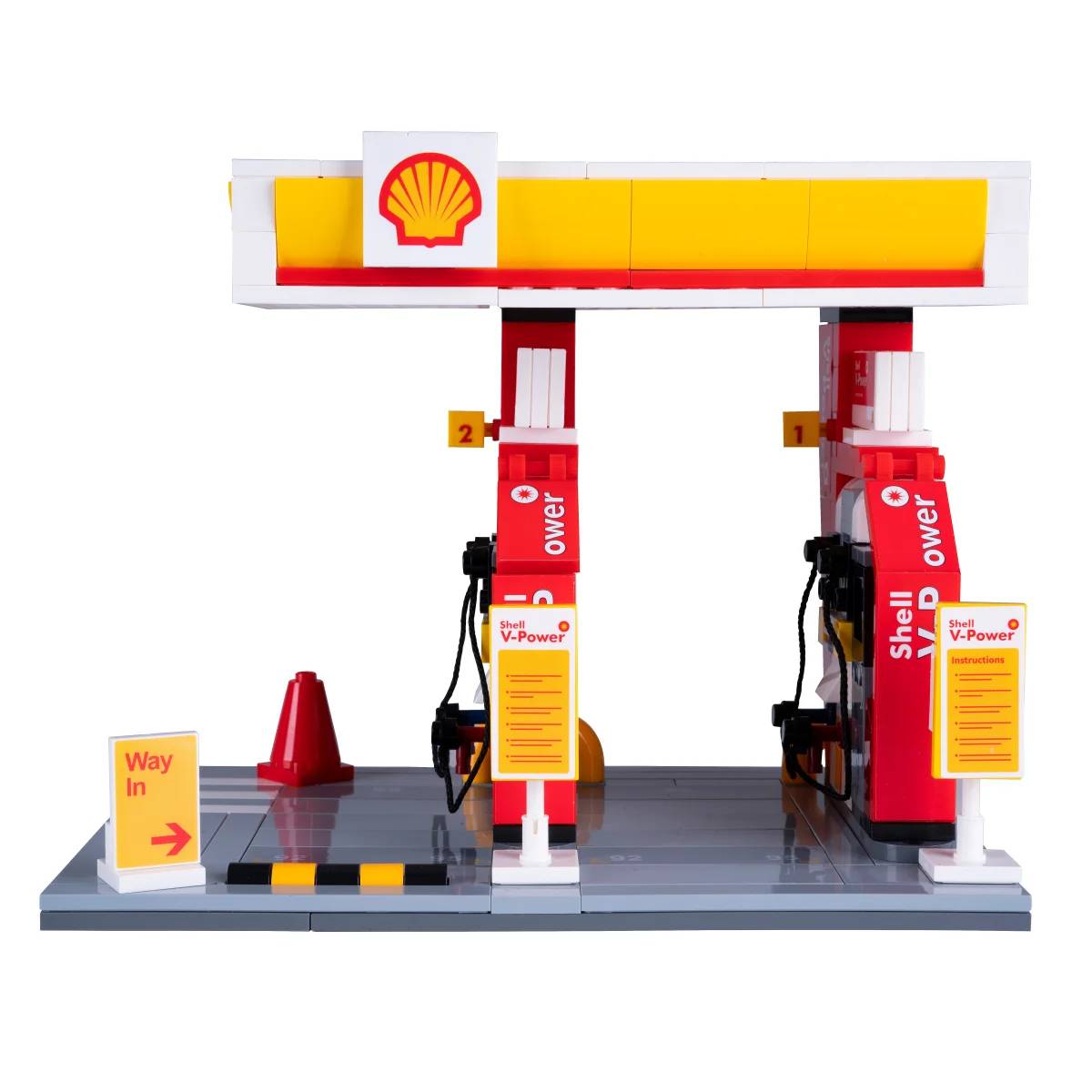 Jamara CaDA Shell Gas station, Bausatz, 8 Jahr(e), 305 Stück(e), 590 g-1