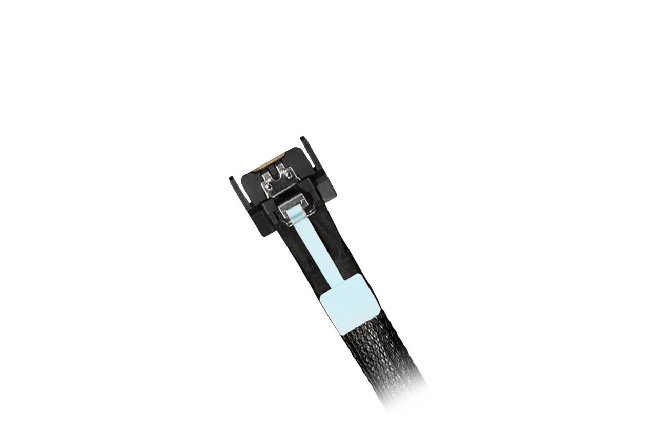 Icy Dock Cable MCIO 4i SFF-TA-1016 to SFF-TA-1016 black - Kabel-1