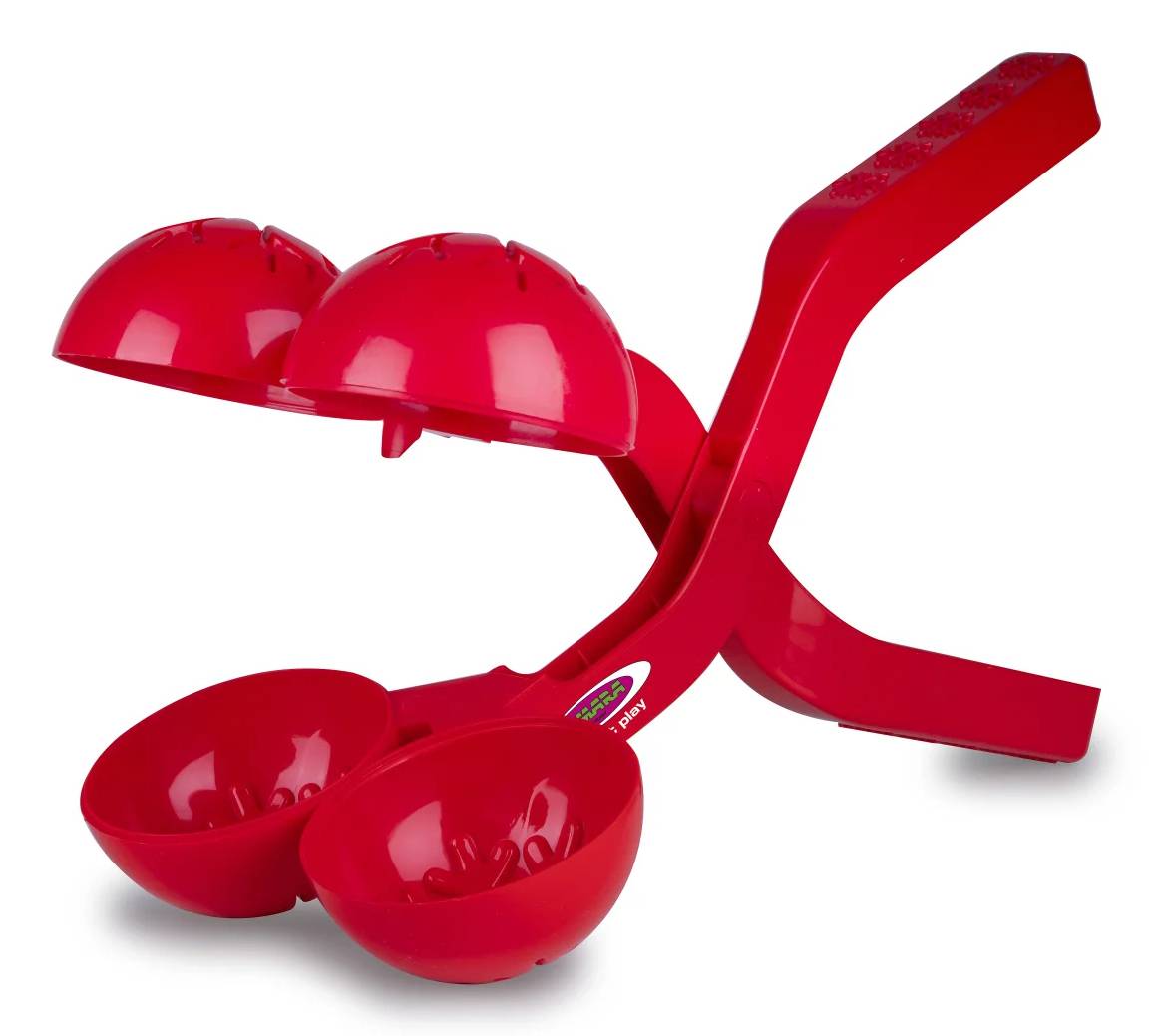 Jamara Snow Play Schneeballzange Duo 38cm rot, Schneeballmacher-4