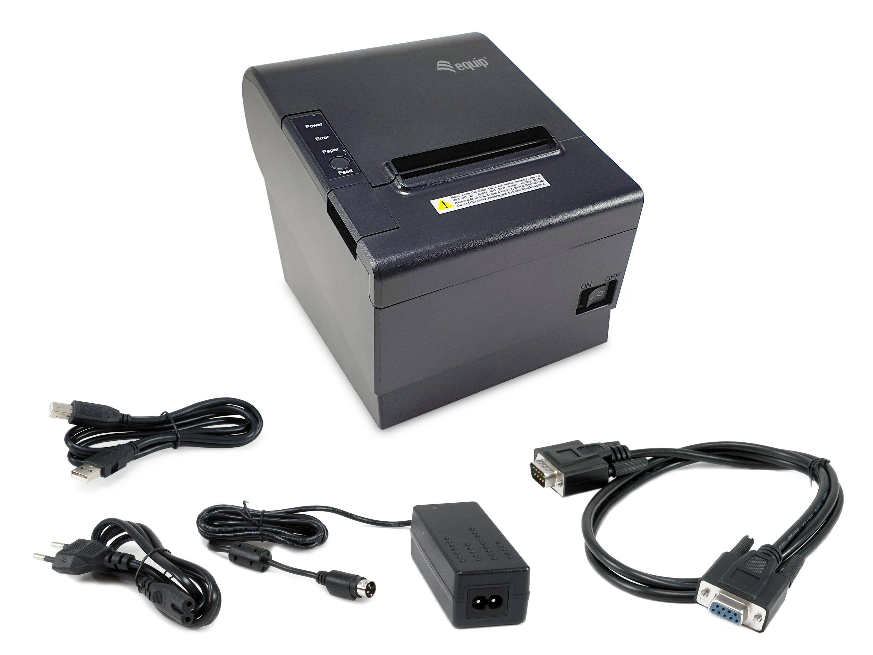 Equip 80mm Thermobondrucker für den POS mit automatischer Schneidefunktion - USB-3