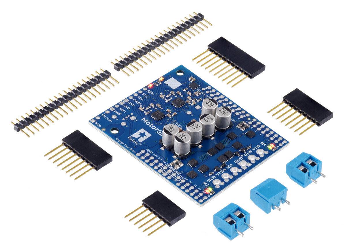 Pololu Motoron M2S18v18 Dual High-Power Motor Controller Shield Kit for Arduino 5037