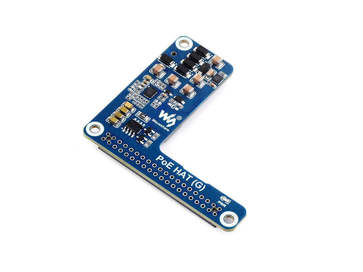 Waveshare Power Over Ethernet HAT (G) für Raspberry Pi 5 / CM 5, 5V 5A-4