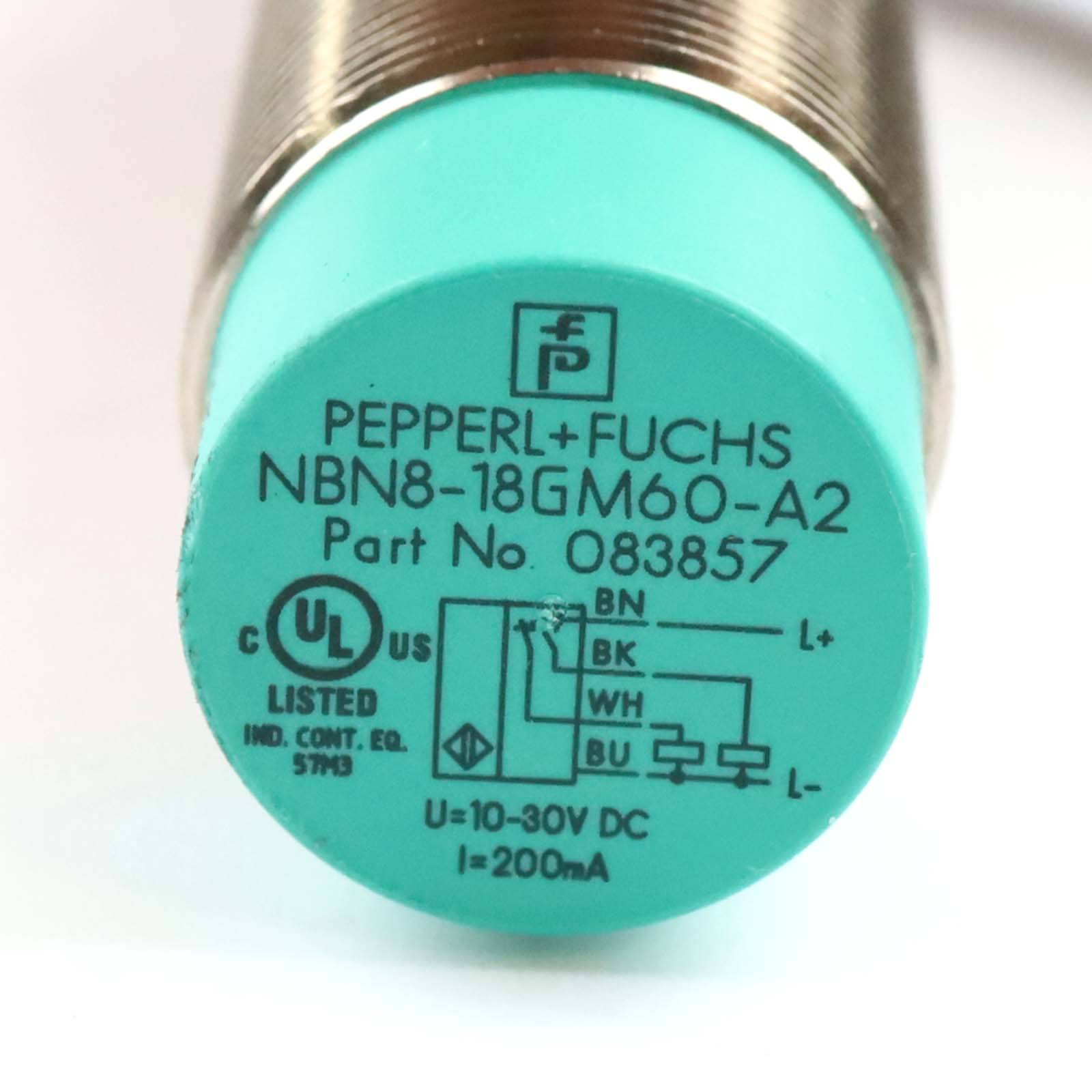 Pepperl+Fuchs induktiver Sensor NBN8-18GM60-A2 083857 OVP-3