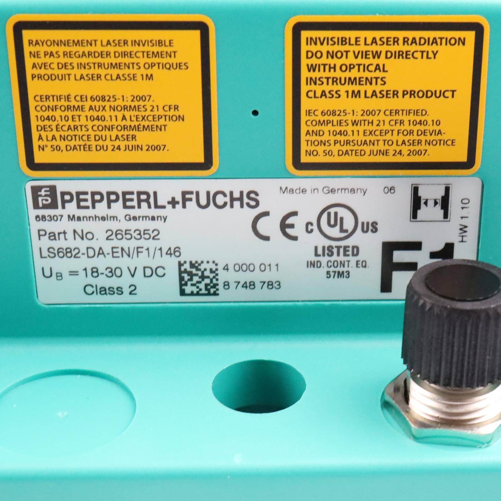 Pepperl+Fuchs Fabrik Datenlichtschranke LS682-DA--3