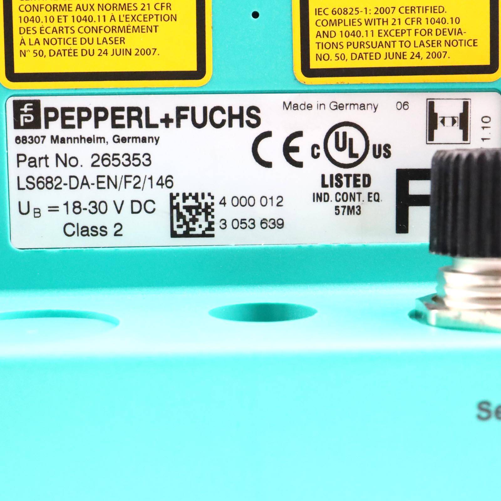 Pepperl+Fuchs Fabrik Datenlichtschranke LS682-DA--3