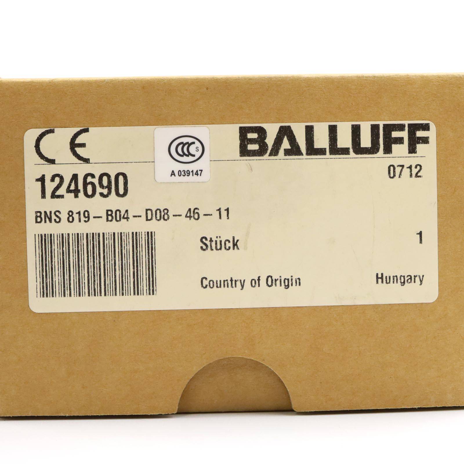 Balluff Reihenpositionsschalter BNS01UT BNS 819-B04-D08-46-11 OVP-1