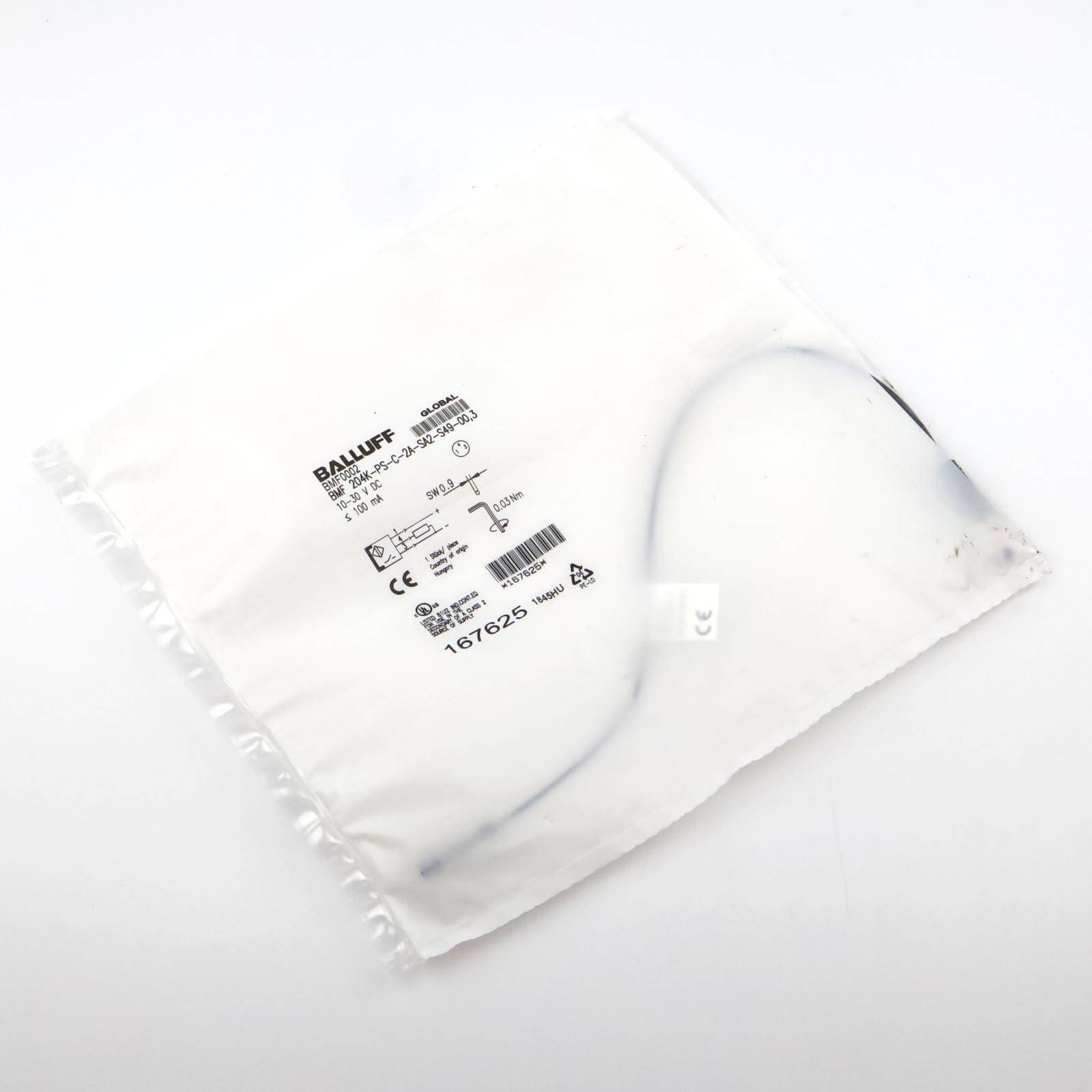 Balluff Magnetfeldsensor BMF0002 BMF 204K-PS-C-2A-SA2-S49-00,3 OVP-0