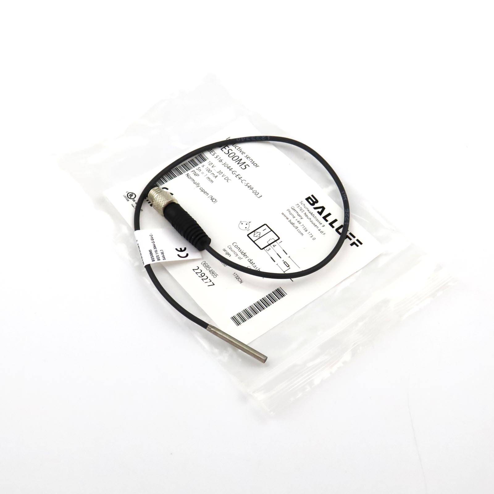 Balluff induktiver Sensor BES00M5 BES 516-3044-G-E4-C-S49-00,3 OVP-0