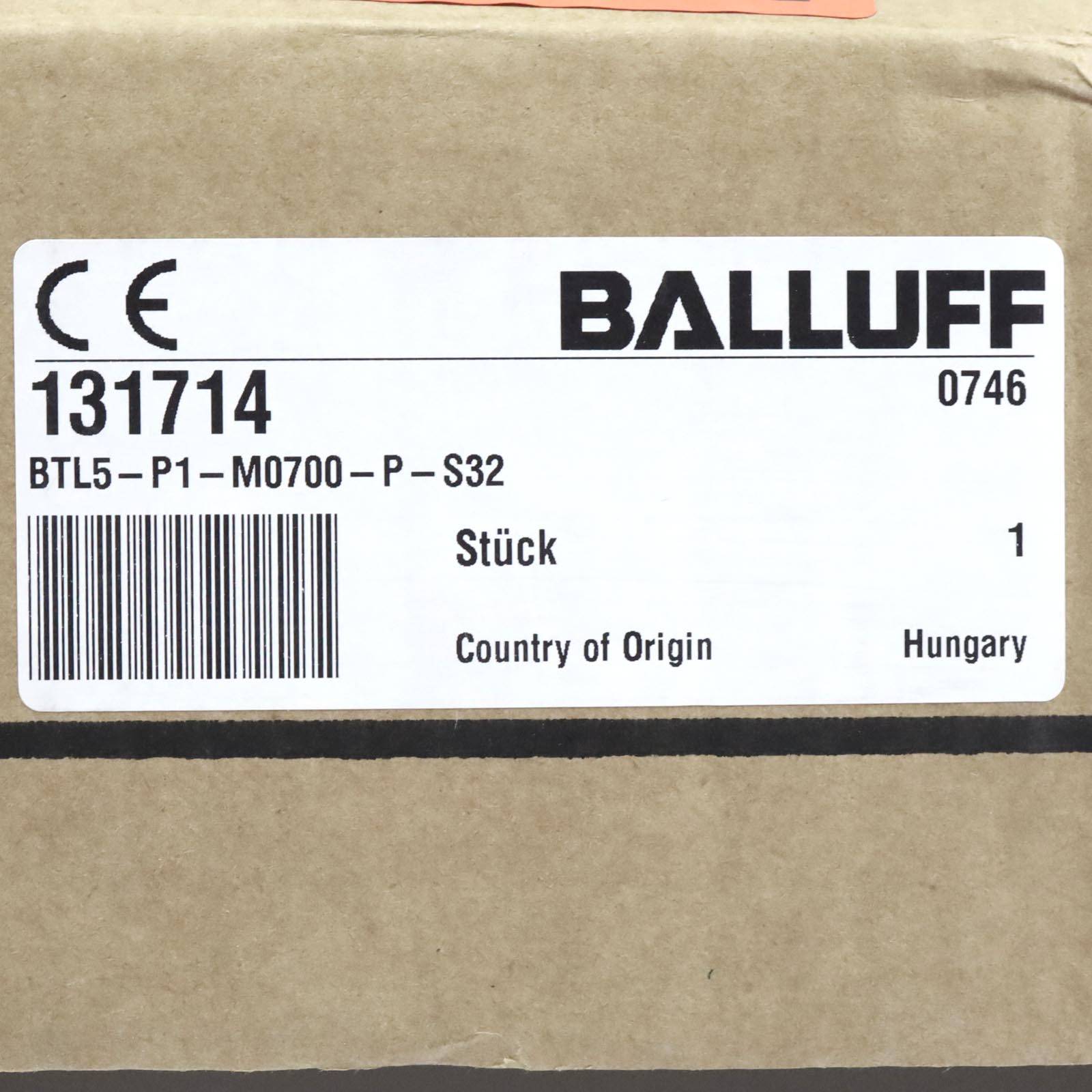 BALLUFF Wegaufnehmer BTL5-P1-M0700-P-S32 131714 OVP-2