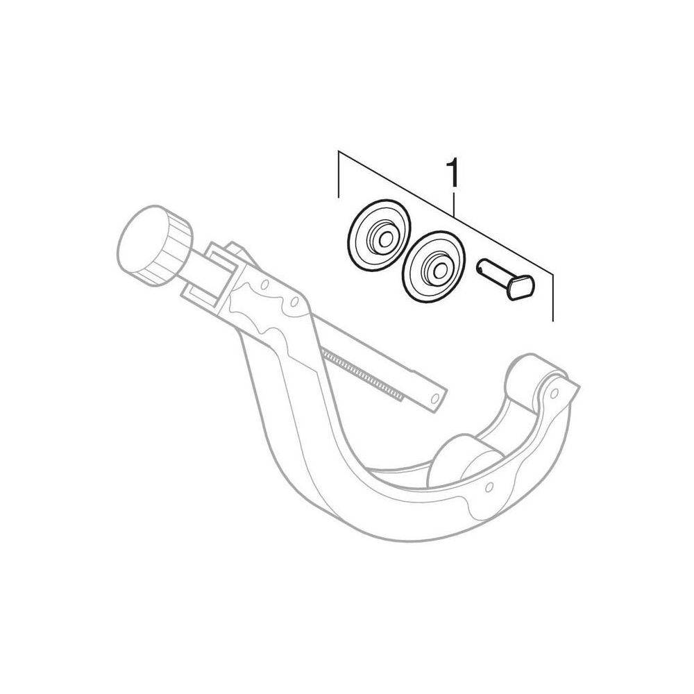 Geberit Rohrschneider für Kunststoffrohre Außendurchmesser 100-168mm, 358504001-3