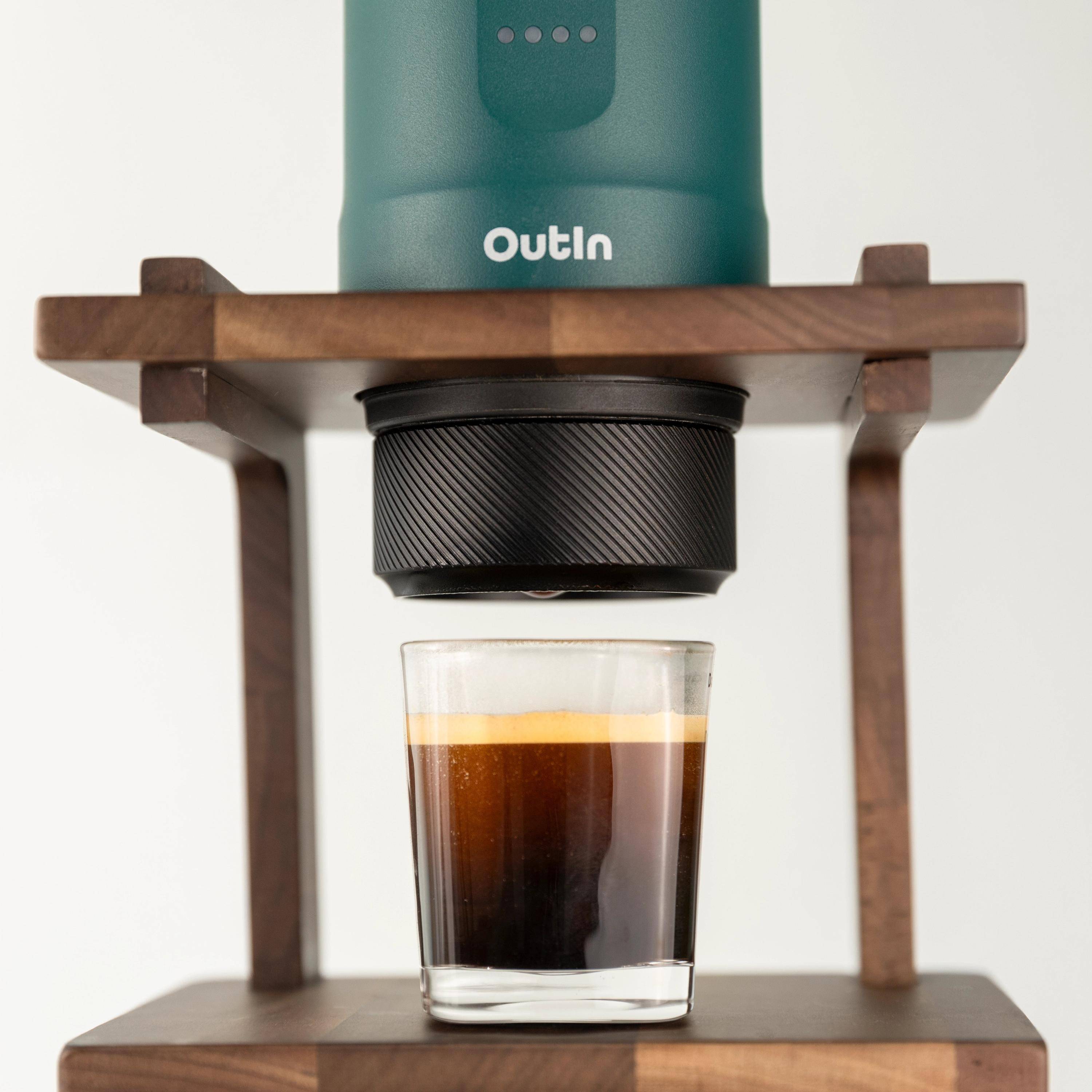 Outin OTEM-01-ACCESSORY-KIT, Kaffeezubereitungsset, OutIn, Nano Espresso, Schwarz, Silber, Edelstahl, 1 Tassen-1