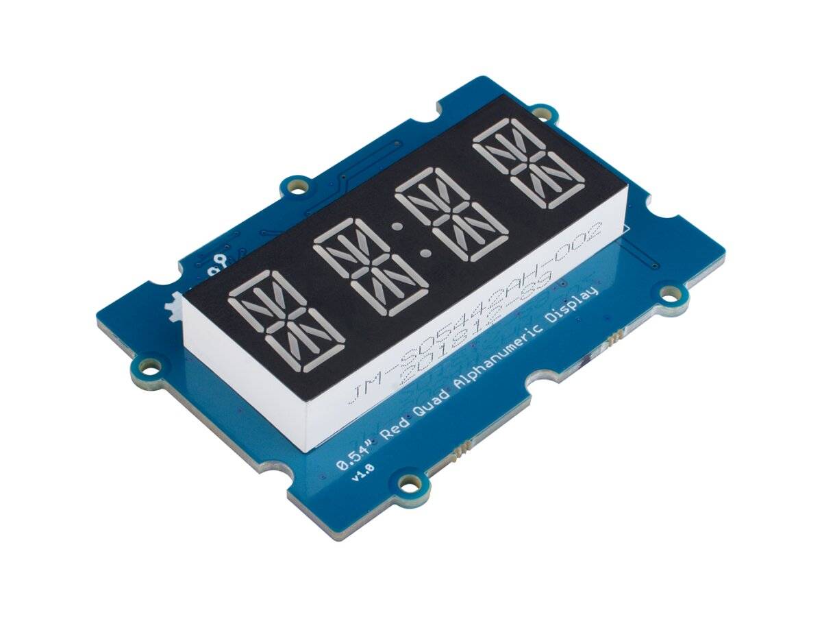 Seeed Studio Grove 0.54inch Red Quad Alphanumeric Display Nixie Tube-0