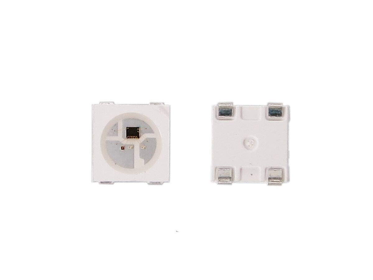 OPSCO 10 x RGB LED with IC SK6812 SMD 5050 4 PIN SK6812HV-4P-10-0