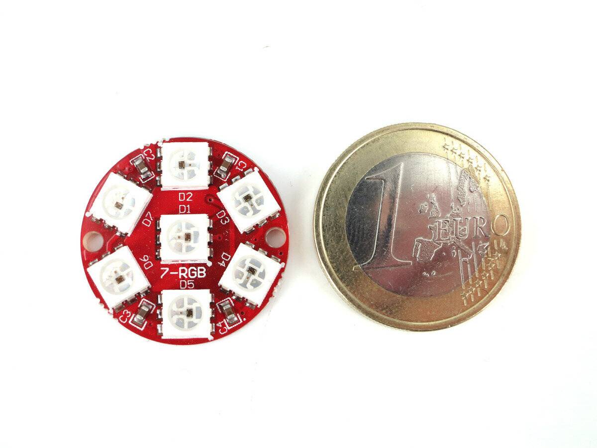 LED Jewel 7 x 5050 RGB LEDs WS2812 mit integrierten Treibern-0
