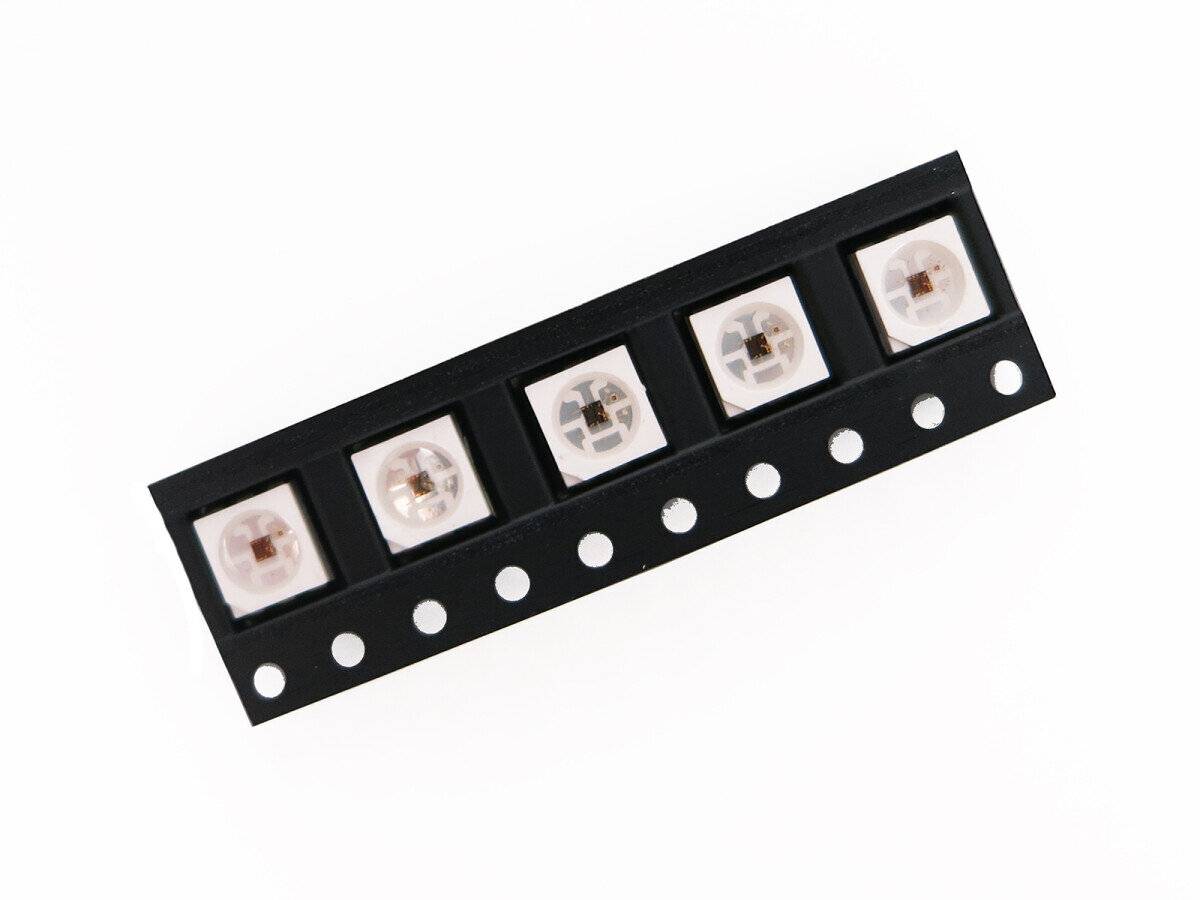 OPSCO 10 x RGB LED with IC SK9822 SMD 5050 6 PIN SK9822-10-0
