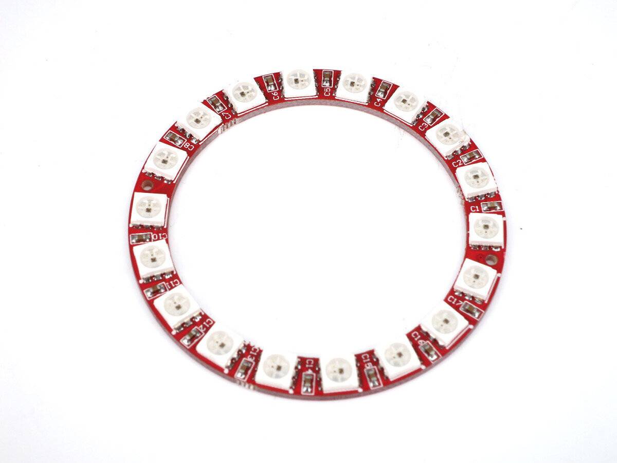 LED Ring 18 x 5050 RGB LEDs WS2812 mit integrierten Treibern-0