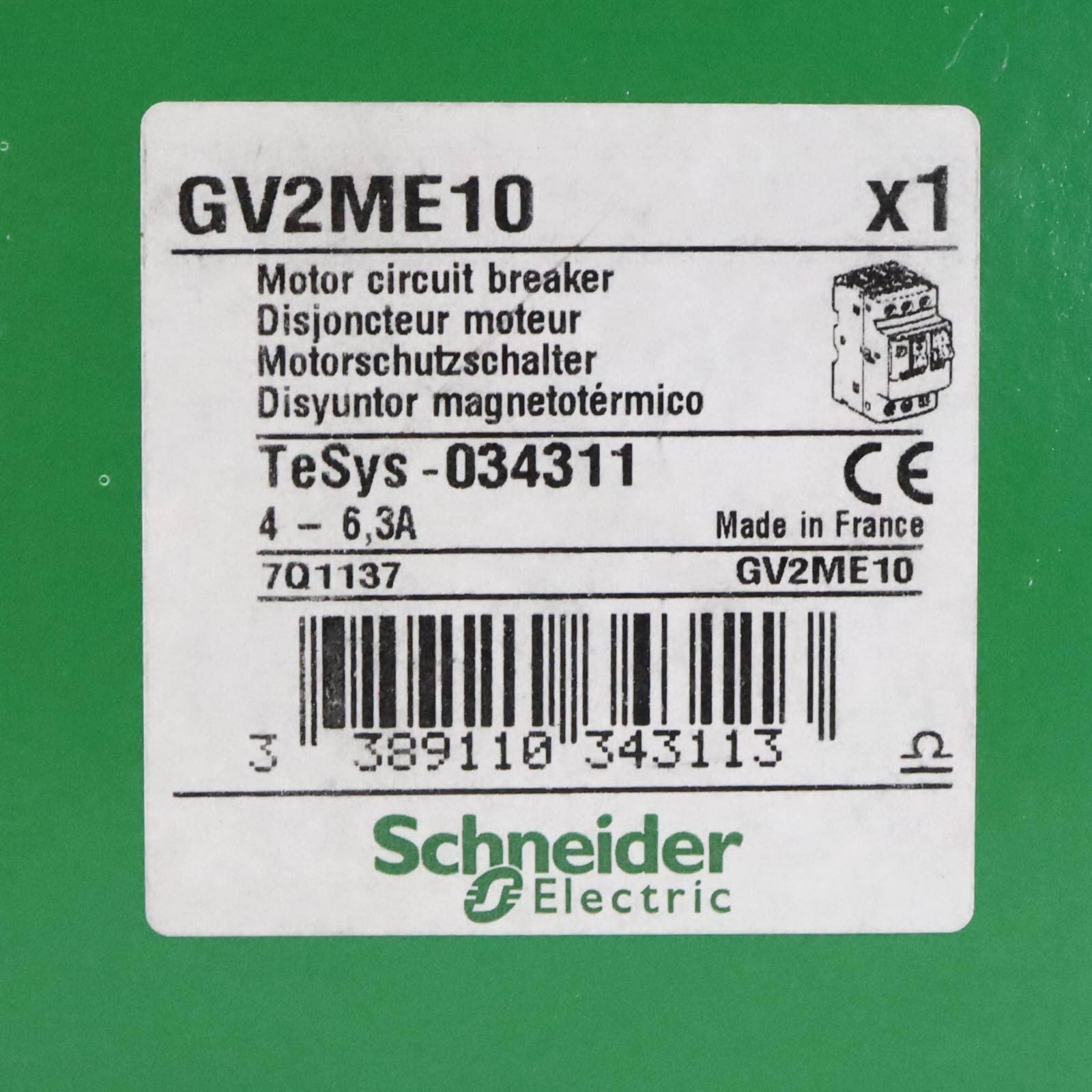 Schneider Electric GV2ME10 GV2ME10 Motorschutzschalter 1 St. Box-2