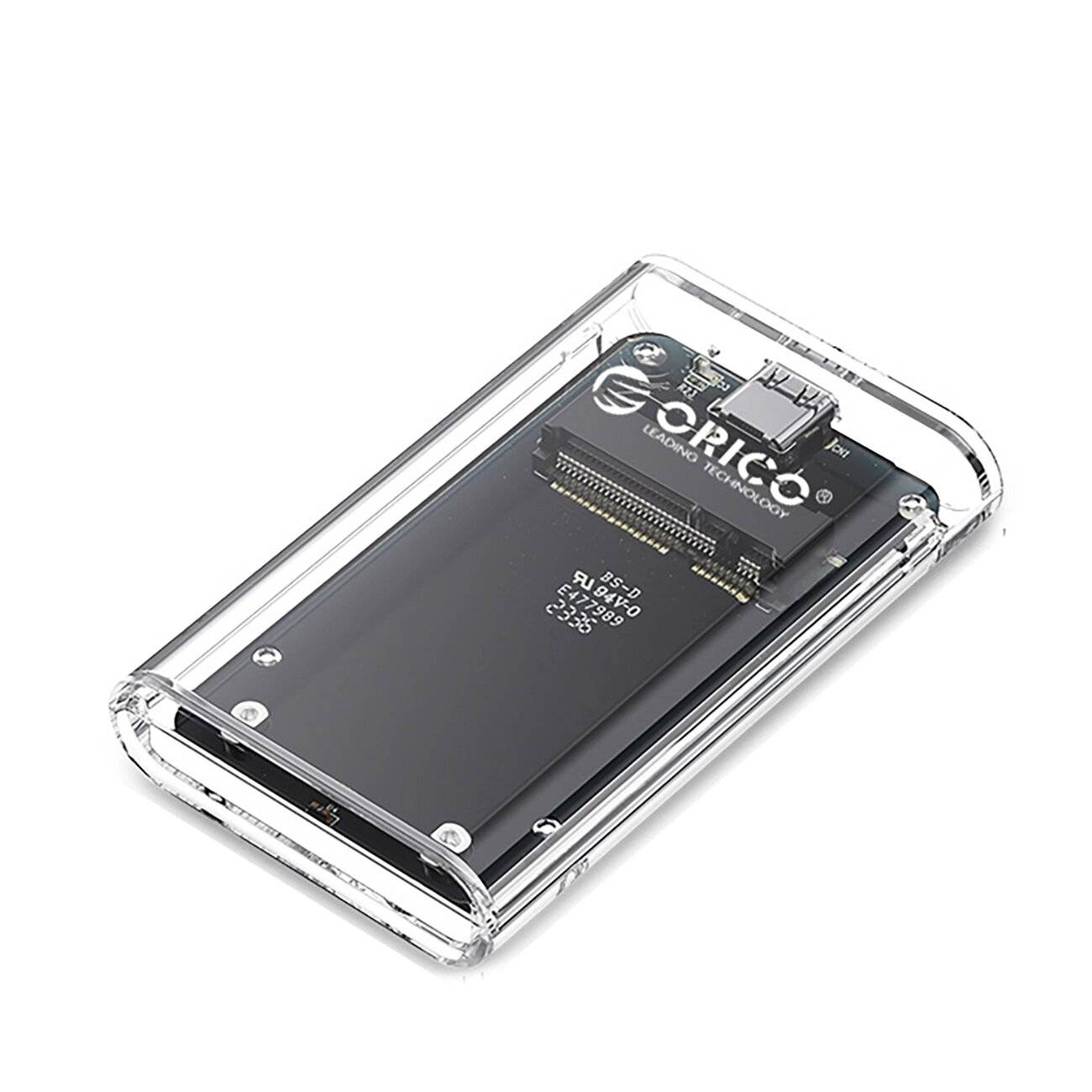 Orico TC10-MS MSATA USB-C 3.2 5Gb/s Festplattenmodul - Transparent-0