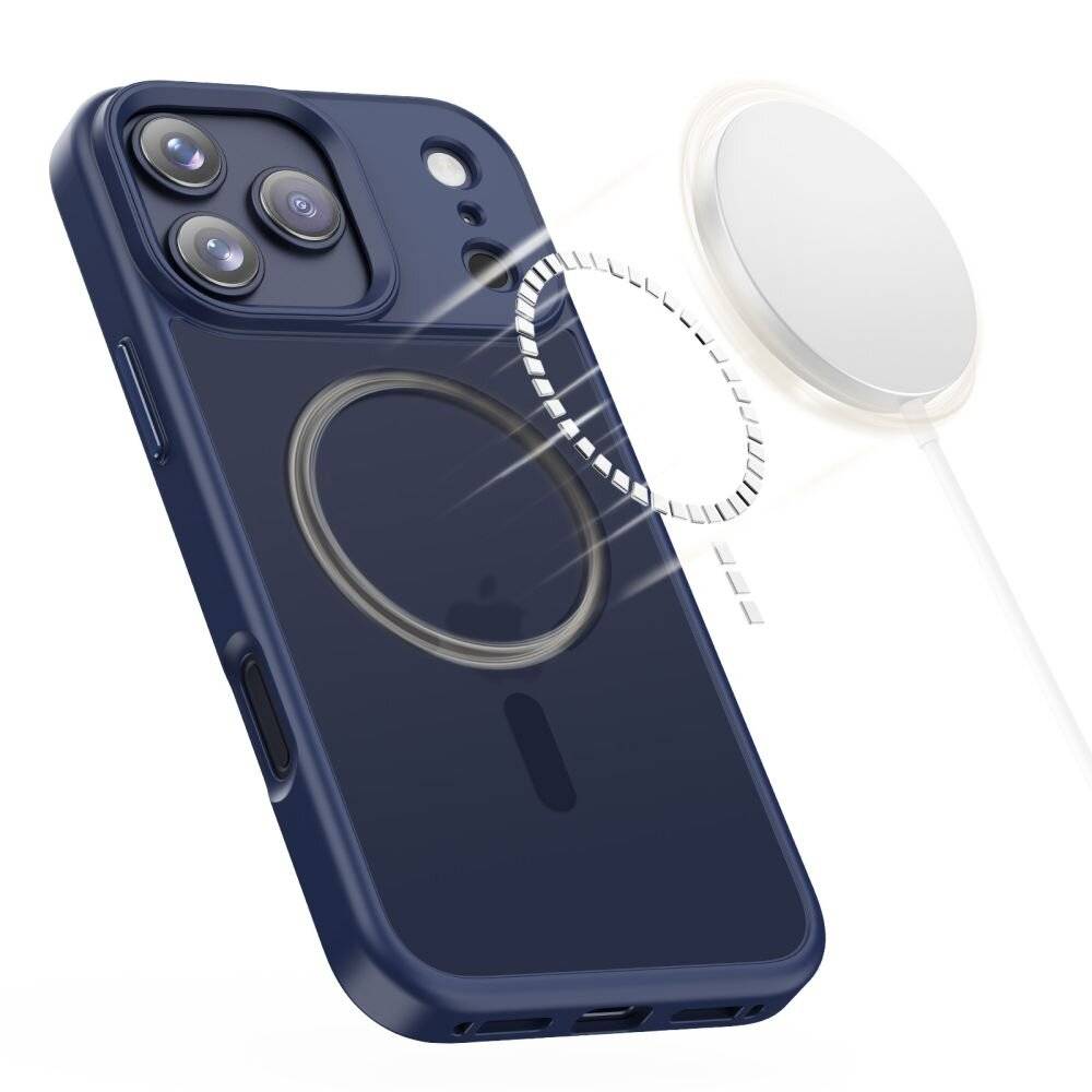 Tech-Protect MagMat MagSafe Hülle für iPhone 17 Pro Max – Marineblau-3