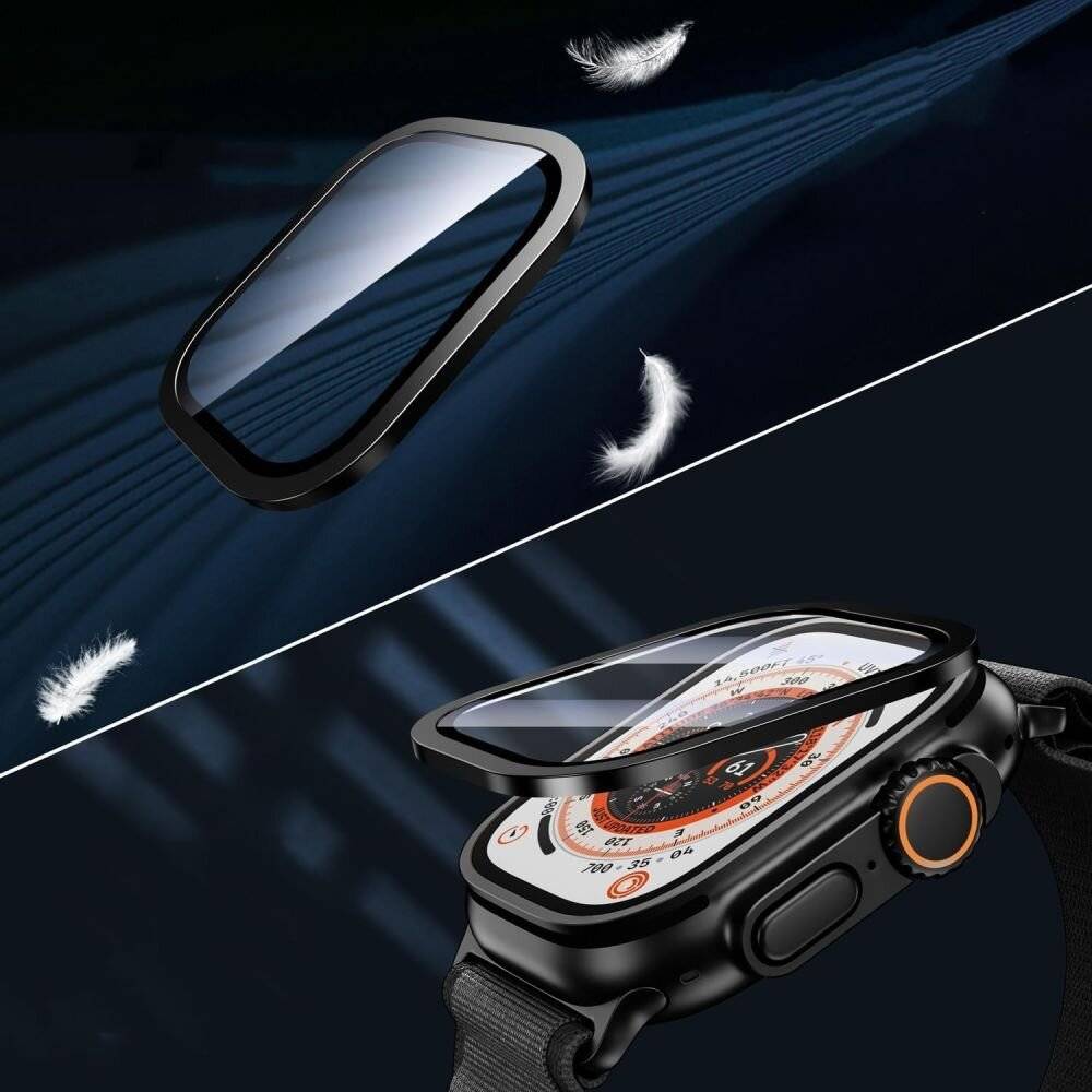 Preisbild für Tech-Protect 2er-Pack Schutzglas für Apple Watch Ultra 49 mm – Silber und Schwarz