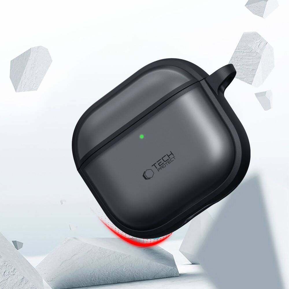 Tech-Protect Silikonhülle für AirPods Pro 3 – Mattschwarz-3