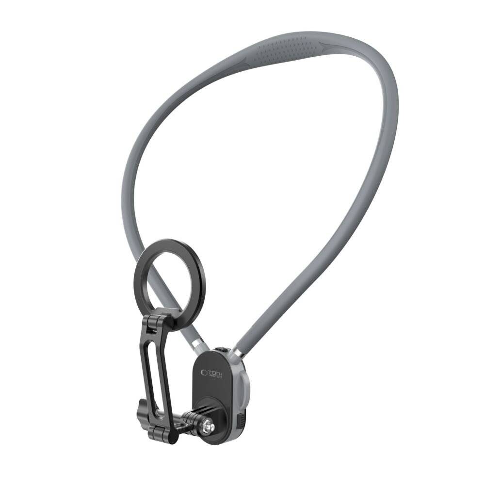 Tech-Protect AC200 Magnetische MagSafe-Halterung für Smartphone, GoPro, DJI – Grau-1