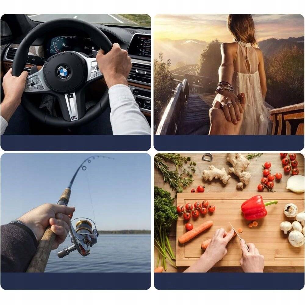 Tech-Protect AC200 Magnetische MagSafe-Halterung für Smartphone, GoPro, DJI – Grau-3