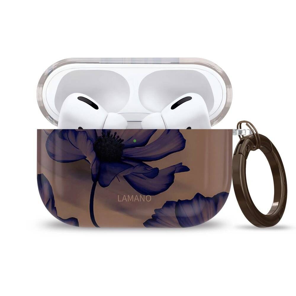 Tech-Protect Lamano Hülle für AirPods Pro 1 / 2 - braun-lila-1