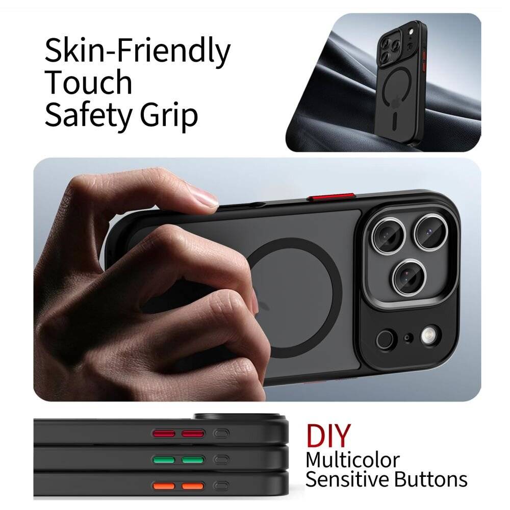 Tech-Protect MagMat XT 4er-Set MagSafe Case für iPhone 17 Pro - Mattschwarz-4
