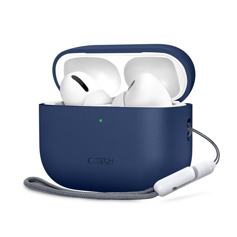 Tech-Protect Silikonhülle für AirPods Pro 3 – Marineblau-0