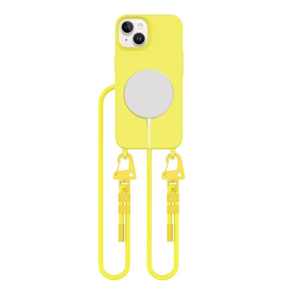 Tech-Protect Magnecklace MagSafe Hülle für iPhone 14 – Gelb-0
