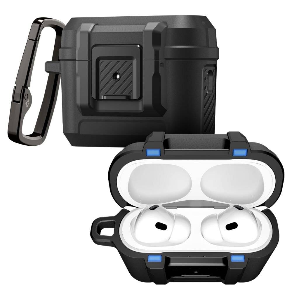 Spigen Lock Fit Hülle für AirPods Pro 3 – Schwarz-2
