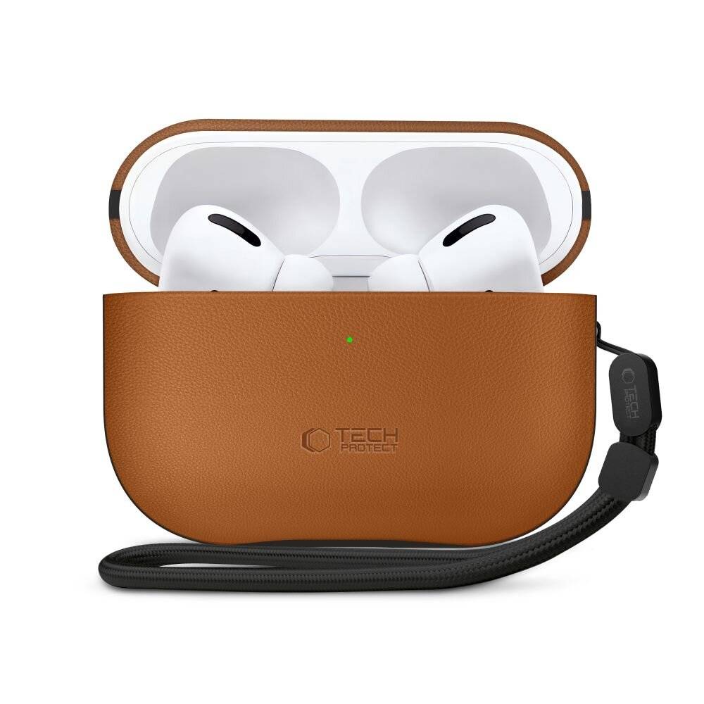 Tech-Protect NaturalFit Hülle für AirPods Pro 3 – Braun-3
