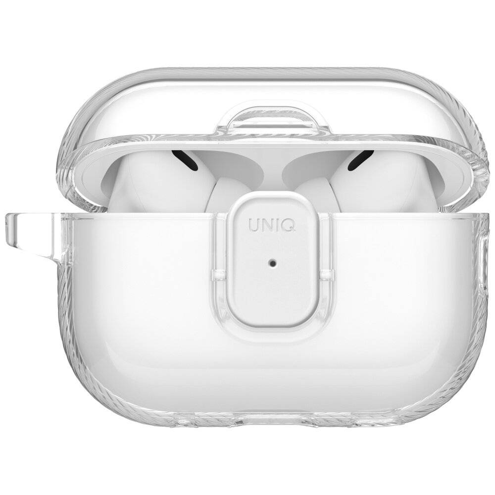 Uniq Glase Pro Schutzhülle für AirPods Pro 3 mit Schlossfunktion – Transparent-2