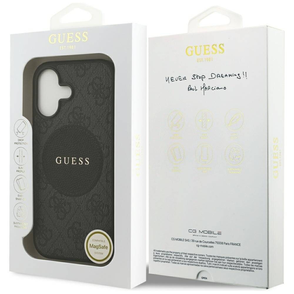Guess 4G Circle Classic Logo MagSafe Hülle iPhone 17 - Schwarz-1