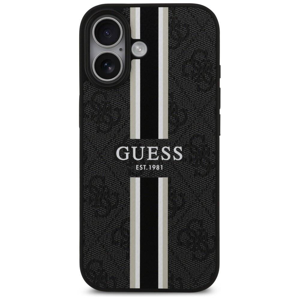 Guess 4G MagSafe-Hülle Printstreifen iPhone 17 – Schwarz-3