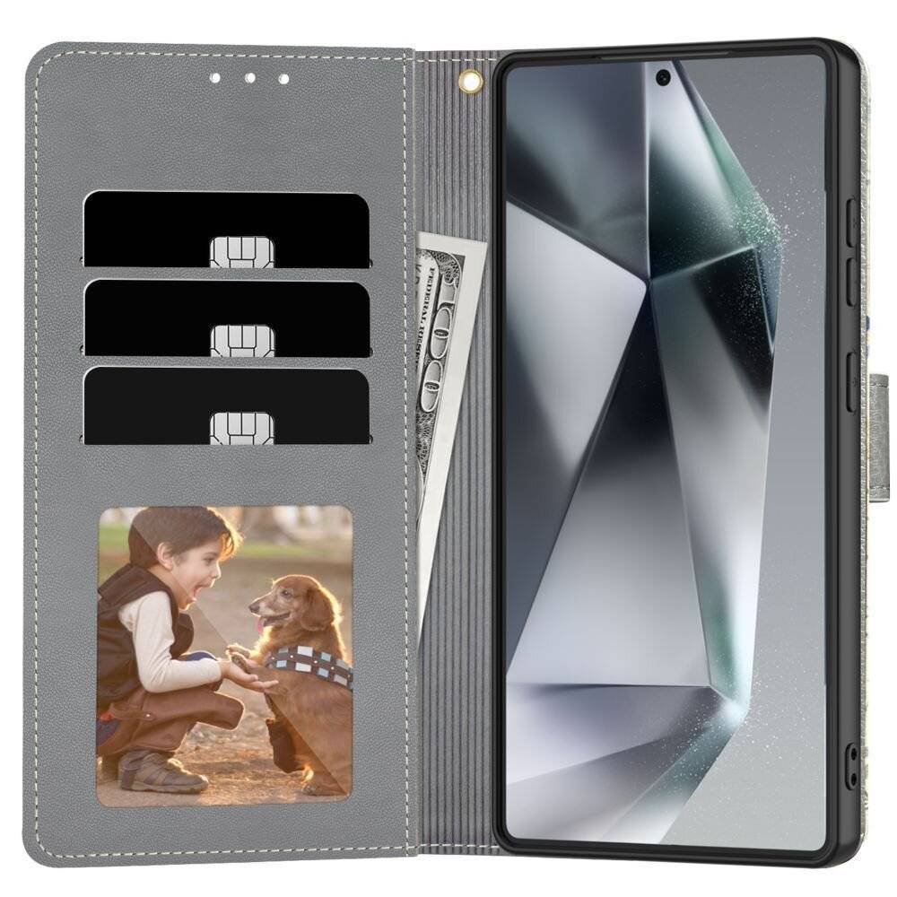 Preisbild für Tech-Protect Wallet Case für Samsung Galaxy A26 5G / A17 4G / 5G – Gänseblümchen mit Blättern