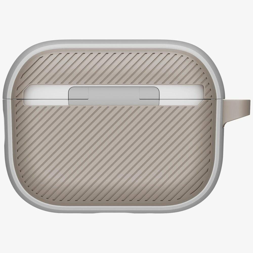 Uniq Clyde Hülle für AirPods Pro 3. Generation – Grau-Beige-1