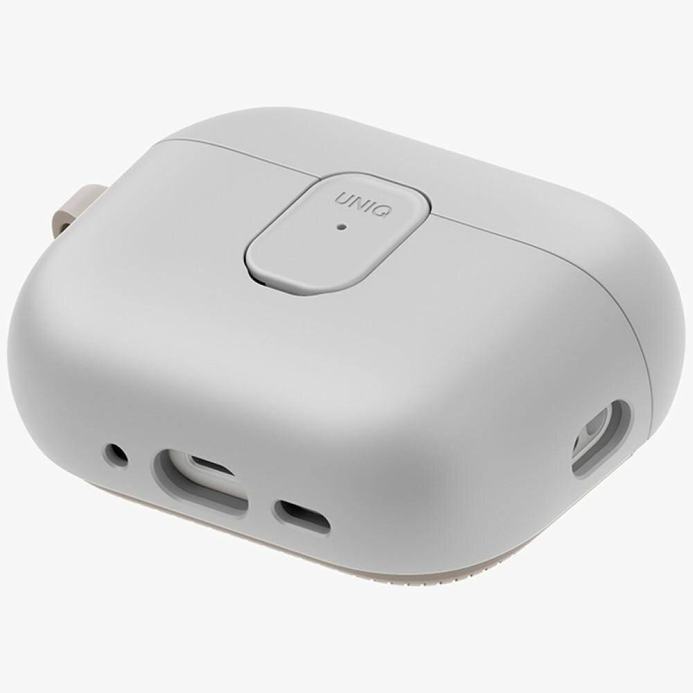 Uniq Clyde Hülle für AirPods Pro 3. Generation – Grau-Beige-2