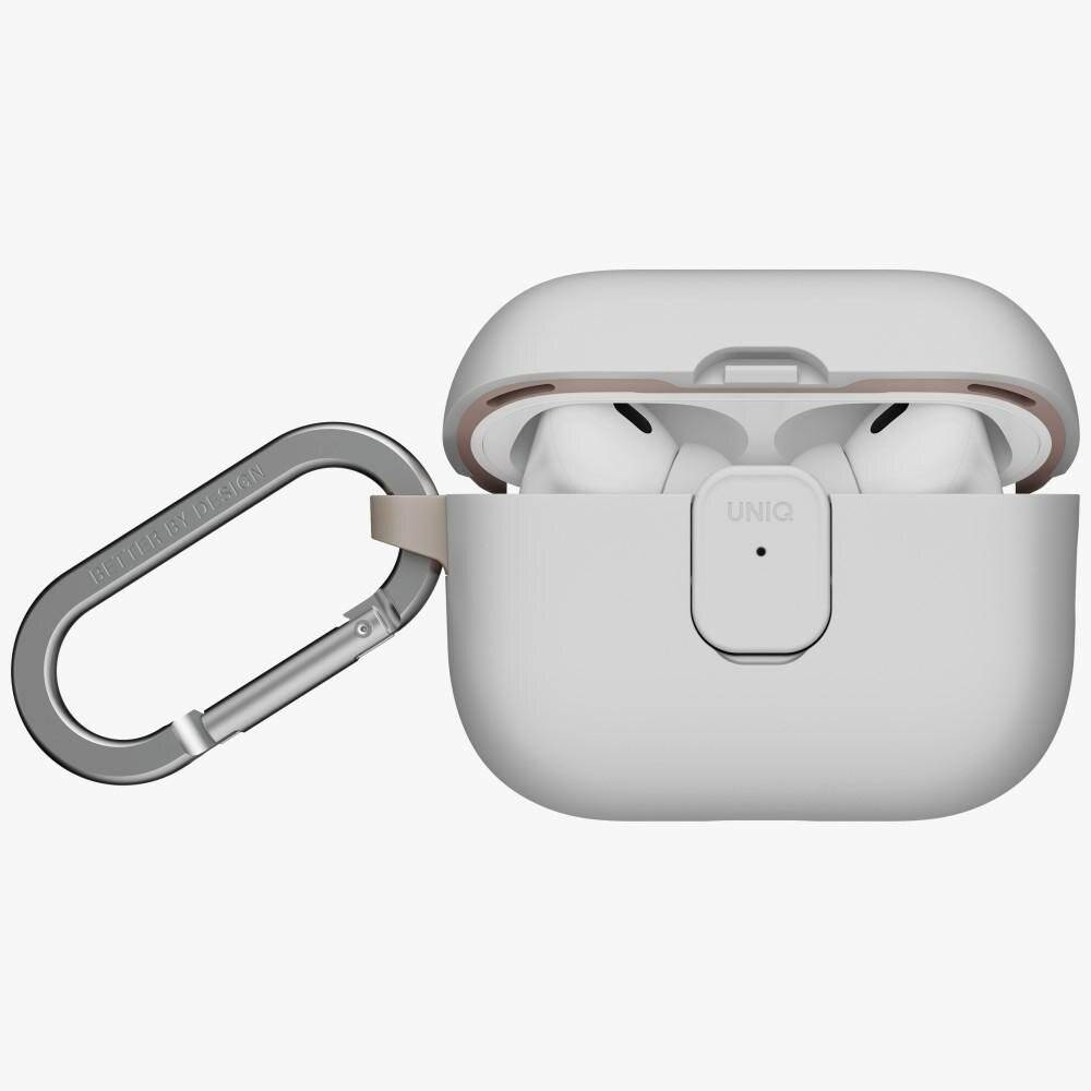 Uniq Clyde Hülle für AirPods Pro 3. Generation – Grau-Beige-3