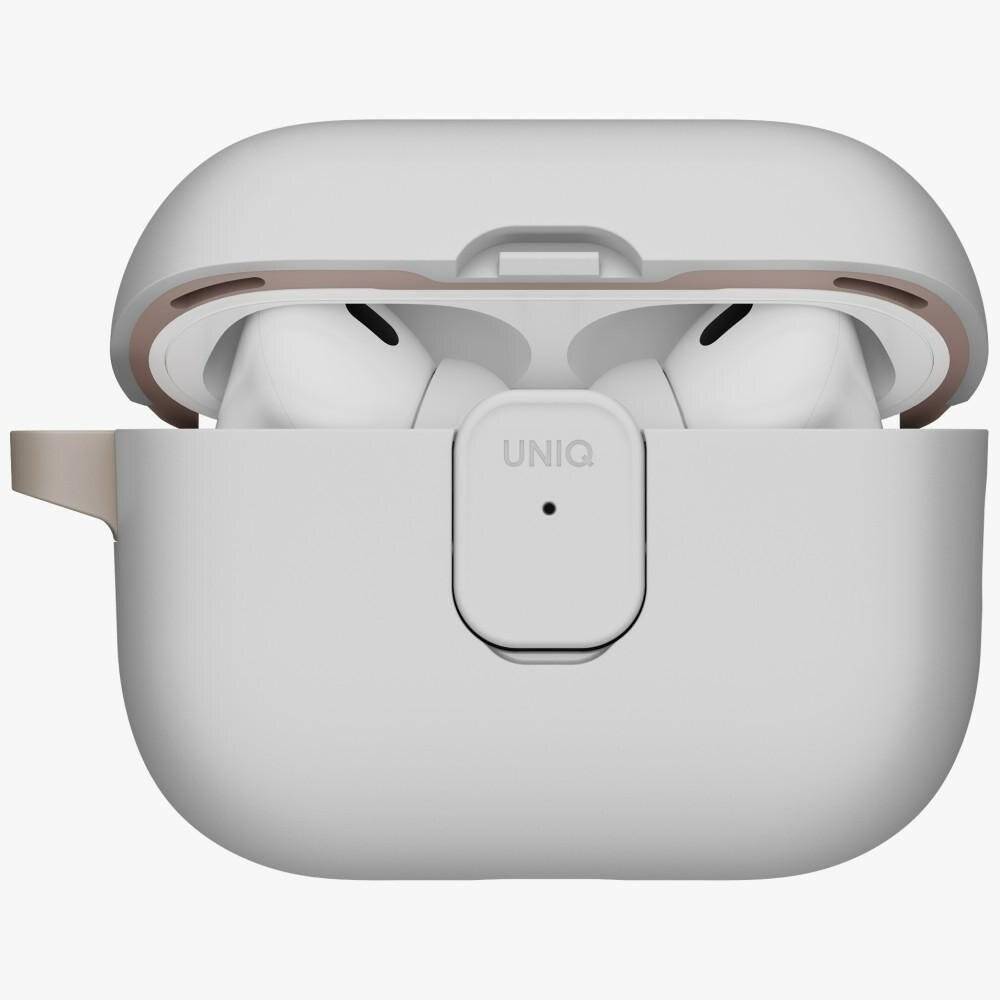 Symbolbild für Uniq Clyde Hülle für AirPods Pro 3. Generation – Grau-Beige