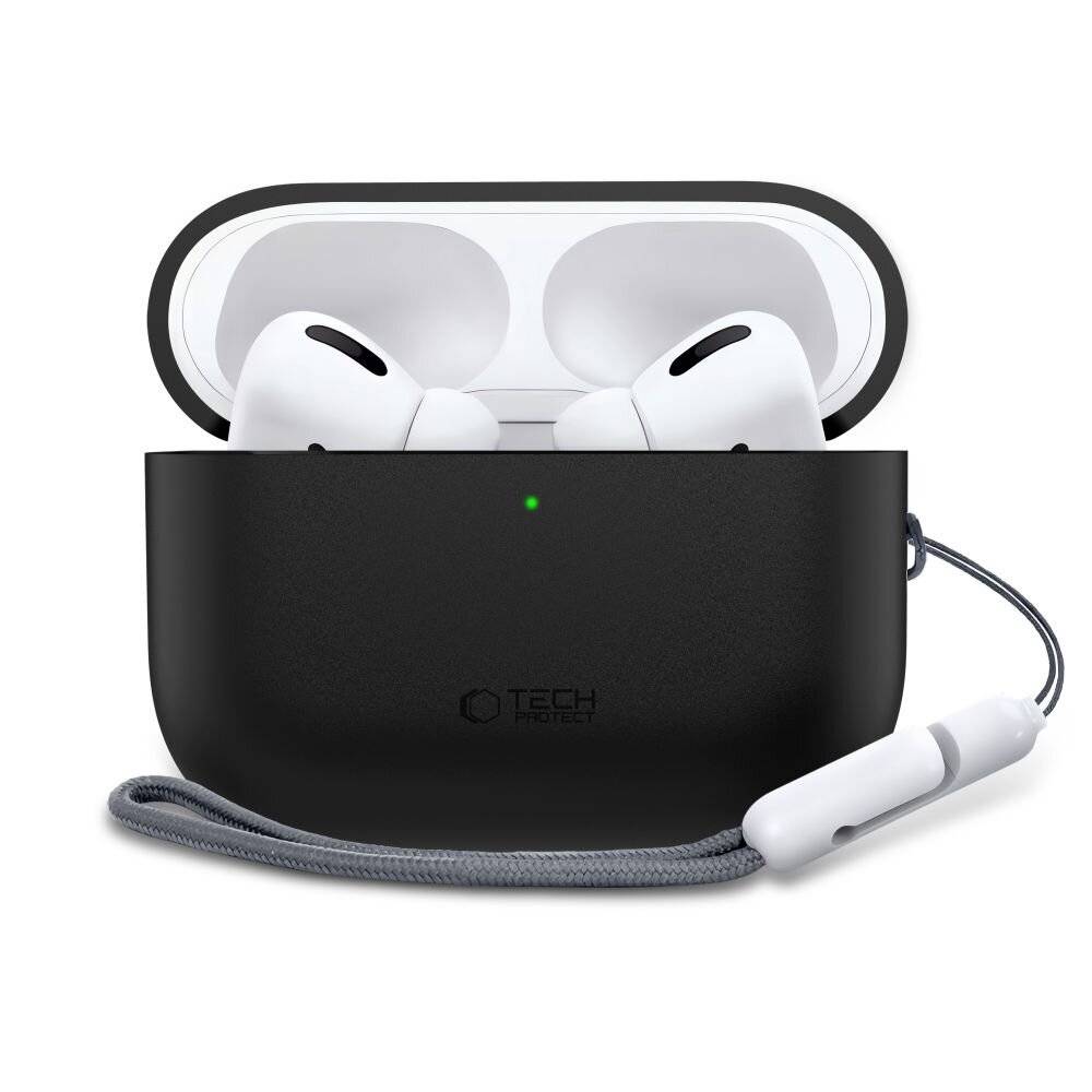 Tech-Protect Silikonhülle für AirPods Pro 3 – Schwarz-2