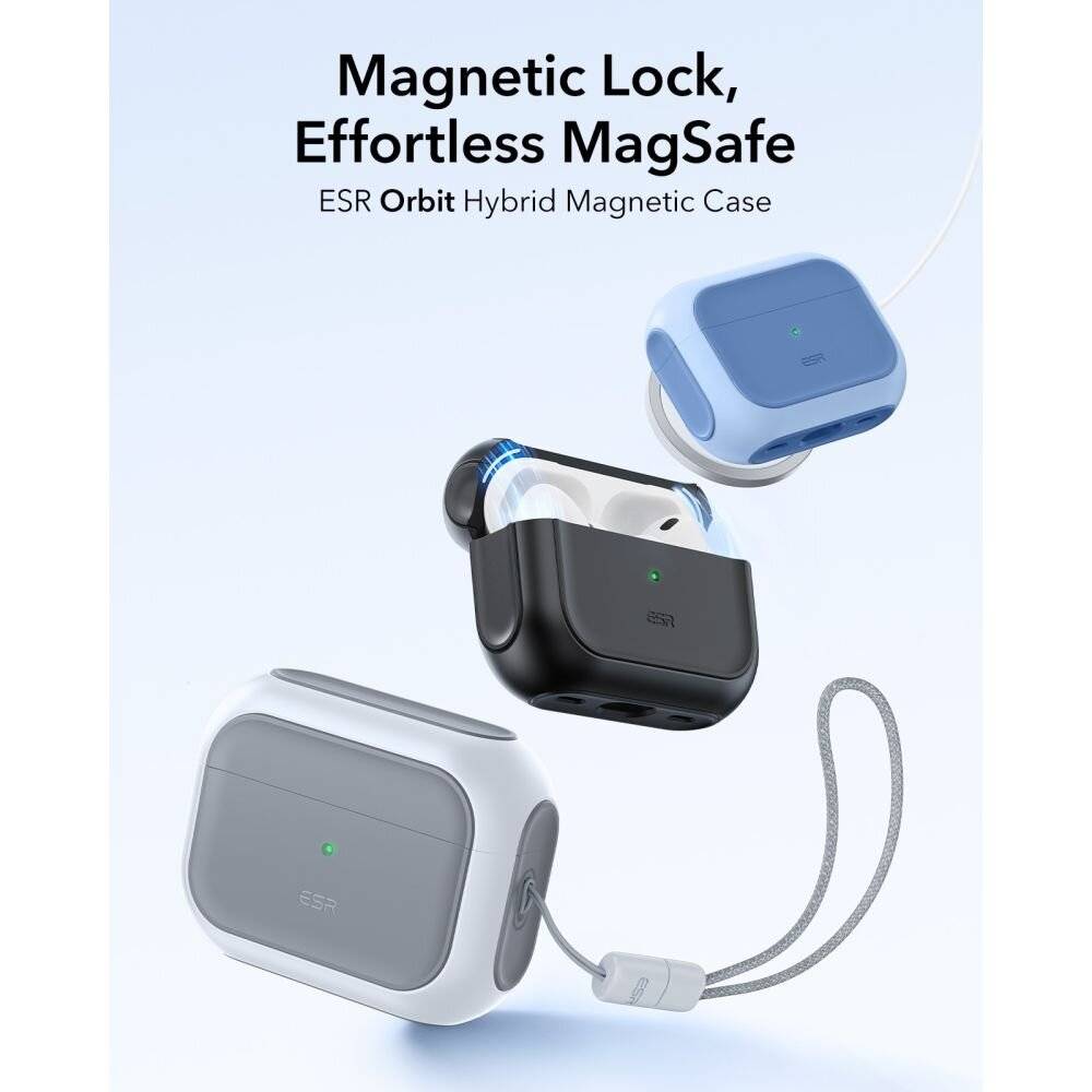 ESR Orbit HaloLock MagSafe Hülle für AirPods Pro 3 – Weiß-2