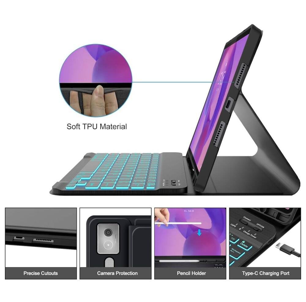 Tech-Protect SC Stifthülle für Lenovo Idea Tab Pro / Pro MT 12.7 TB-373 - Schwarz-4