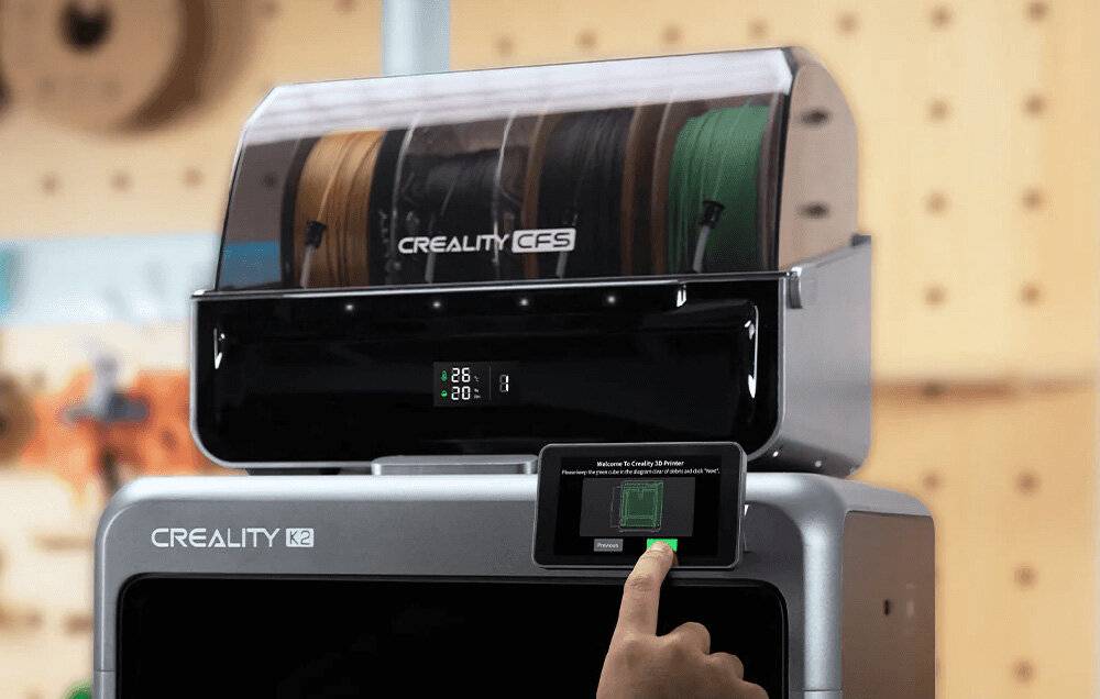 Preisbild für Creality K2 Pro 3D-Drucker, 300x300x300mm, 600mm/s, Aktiv beheizte Druckkammer