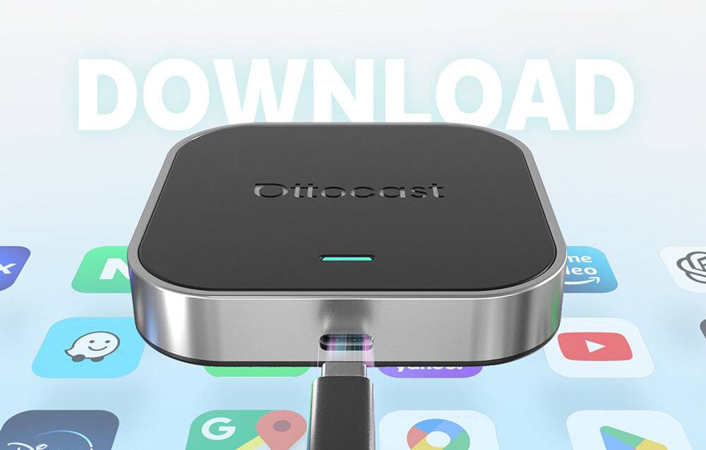 Preisbild für Ottocast - PCS55-TE2 - Ottocast OttoAibox E2 CarPlay/Android Wireless-Autoadapter