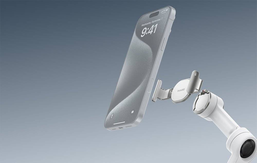 Insta360 Flow 2 Pro Magnetischer Handyclip (weiß)-2